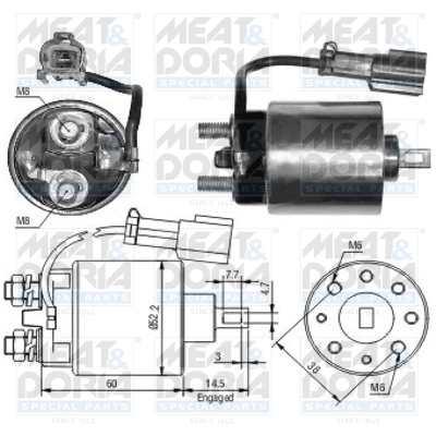 Solenoid Switch, starter